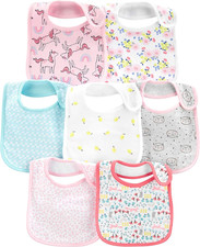 Unisex-Baby 7-Pack Teething Bibs