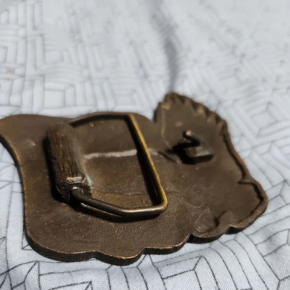 VINTAGE TRANSTAR EAGLE BELT BUCKLE - Image 4 of 4