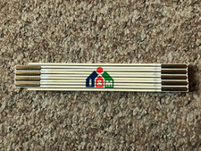 Zollstock 2 m mit Werbung I & M