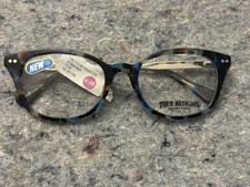True Religion Eyeglass Frames Womens 52-20-140 Tortoise Shell Blue T016 Optical