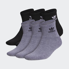 Adidas Trefoil Quarter Socks, 12 Pairs, Style...