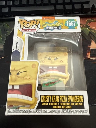 Funko Pop! Vinyl: Nickelodeon - Krusty Krab Pizza SpongeBob #1667
