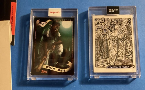 2021 Topps Project 70 - Alex Pardee Willie Mays #176 2002 Topps Baseball /9137