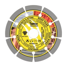 SabreCut 125mm Professional Diamond Cutting Disc for Bosch Dewalt Makita Grinder