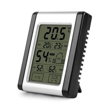 Digital Indoor Thermometer and Hygrometer Monitor with Touch Screen, Comfort ...