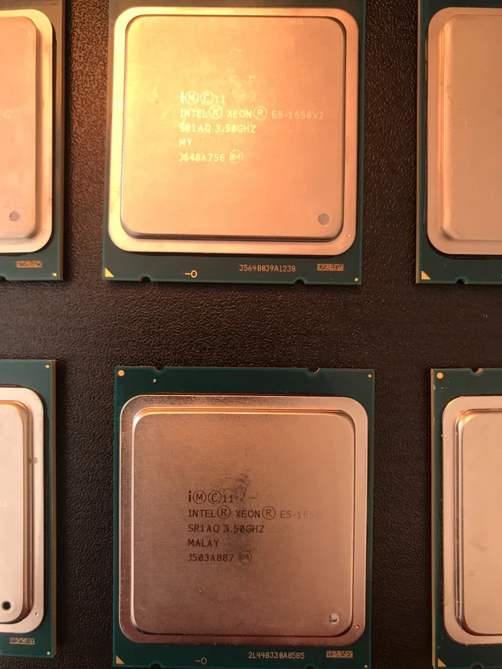 Intel Xeon E5-1650 V2 6 núcleos 3,5 GHz SR1AQ 12 MB caché CPU LGA2011 Apple Mac Pro Foto 3 de 4