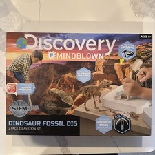 Discovery Mindblown Dinosaur Fossil Dig 2-Pack Excavation Kit Ages 6 