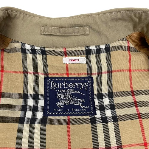 Vintage Trenchcoat 90er Burberry beige zweireihig mit Gürtel - Bild 6 von 6