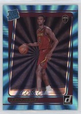 2021-22 Panini Donruss Rated Rookie Holo Teal Laser Evan Mobley #225 14md