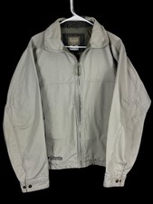 Columbia Sportwear Authentic Active Outdoor Cotton Full Zipper Jacket Sz M READ