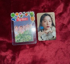 RED VELVE LT SEULGI BLOOM PHOTOCARD