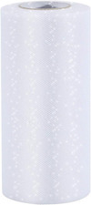 Glitter Tulle Roll Sparkling Tulle Ribbon Fabric Spool for Wedding Decoration Gi