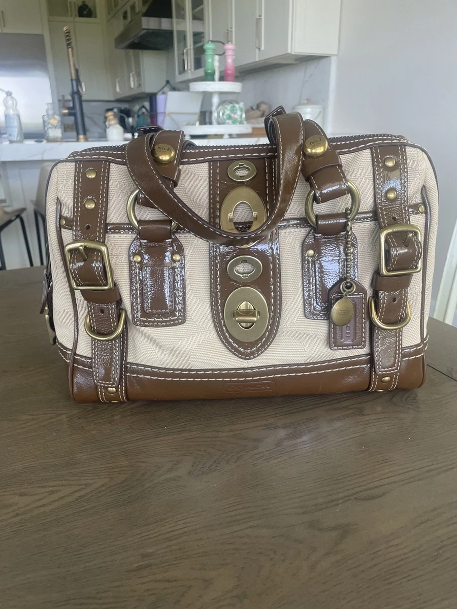 Coach Legacy Turn Lock Satchel/Top Handle Bag Handbags & Bags for