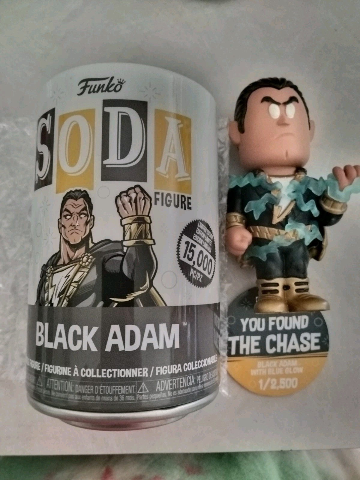 Funko Vinyl Soda: DC Universe - Black Adam (Chase) (Glows in the Dark)