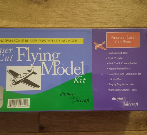 DUMAS AERONCA 7AC CHAMPION, 30" wingspan scale rubber powered model kit, NIB. - Picture 3 of 3