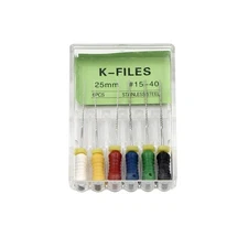 Dental Stainless Steel Endodontic Root Canal H/K/R Files 21/25/31mm Hand Use
