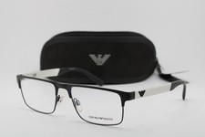 NEW EMPORIO ARMANI EA 1075 3001 BLACK GRAY AUTHENTIC FRAMES EYEGLASSES 55-18