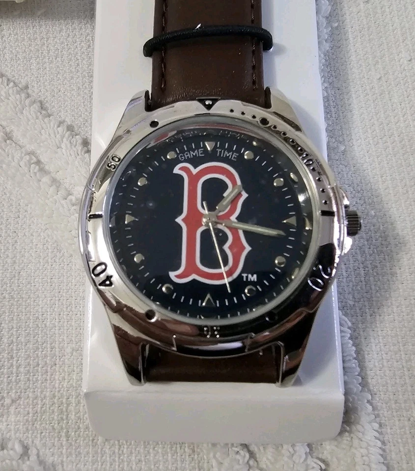 Reloj MLB Boston Red Sox para Hombres Game Time Logo Nuevo en Caja  Foto 3 de 4