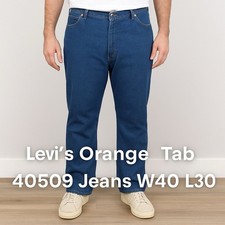 VTG Levi  s Small e Orange Tab Jeans USA Made 1980s W40 L30 Denim 40509-0215