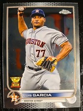 Luis Garcia 2022 Topps Chrome Gold Cup Refractor #12 Astros 