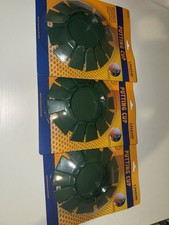 CHAMP Putting Cup Set of 3 Green Plastic Portable Golf Practice Indoor/Outdoor