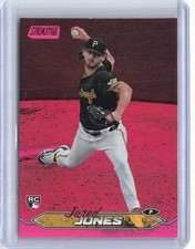 2024 Topps Stadium Club Jared Jones Pink Foil Rookie #72 Pittsburgh Pirates