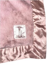 New LITTLE GIRAFFE Luxe Dusty Pink Baby Blanket Size 29" 35"