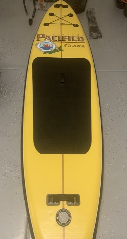 New Inflatable 10’ Paddle Board With All Accessories Pacifico Beer Co