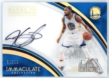 Kevin Durant 2016-17 Panini Immaculate Marks Of Greatness Autograph Card 14/35