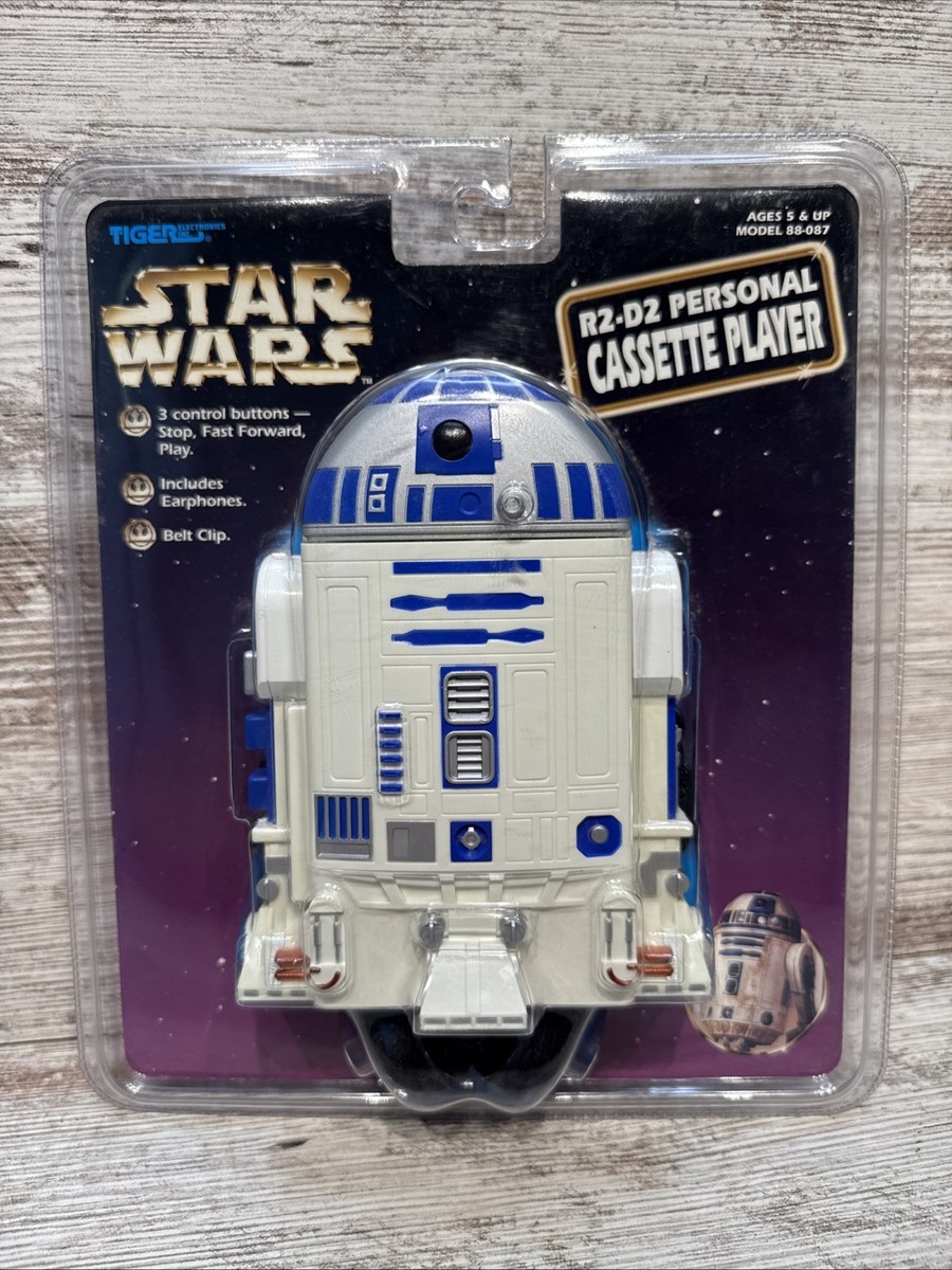スターウォーズ　カセットプレーヤー　R2D2 Star Wars R2 D2 Personal Cassette Player by Tiger 1997 for sale
