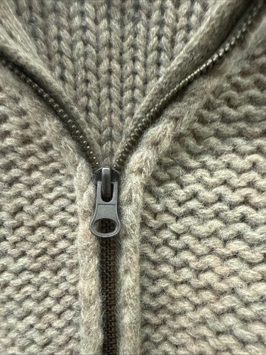 Jack & Jones Strickjacke mit Zopfmuster Damen XL schwerer Pullover 100% Wolle - Bild 3 von 10