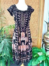 Y2k Vtg Rare Vivienne Tam Water Dragon Dress sz S/M