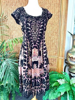 Y2k Vtg Rare Vivienne Tam Water Dragon Dress sz S/M