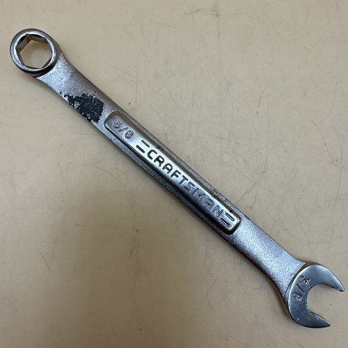 Craftsman 3/8" Combination Wrench Vintage VA 44383 Made USA 6 Point