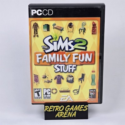 The Sims 2: Family Fun Stuff (PC CD-ROM) CIB COMPLETE with Key
