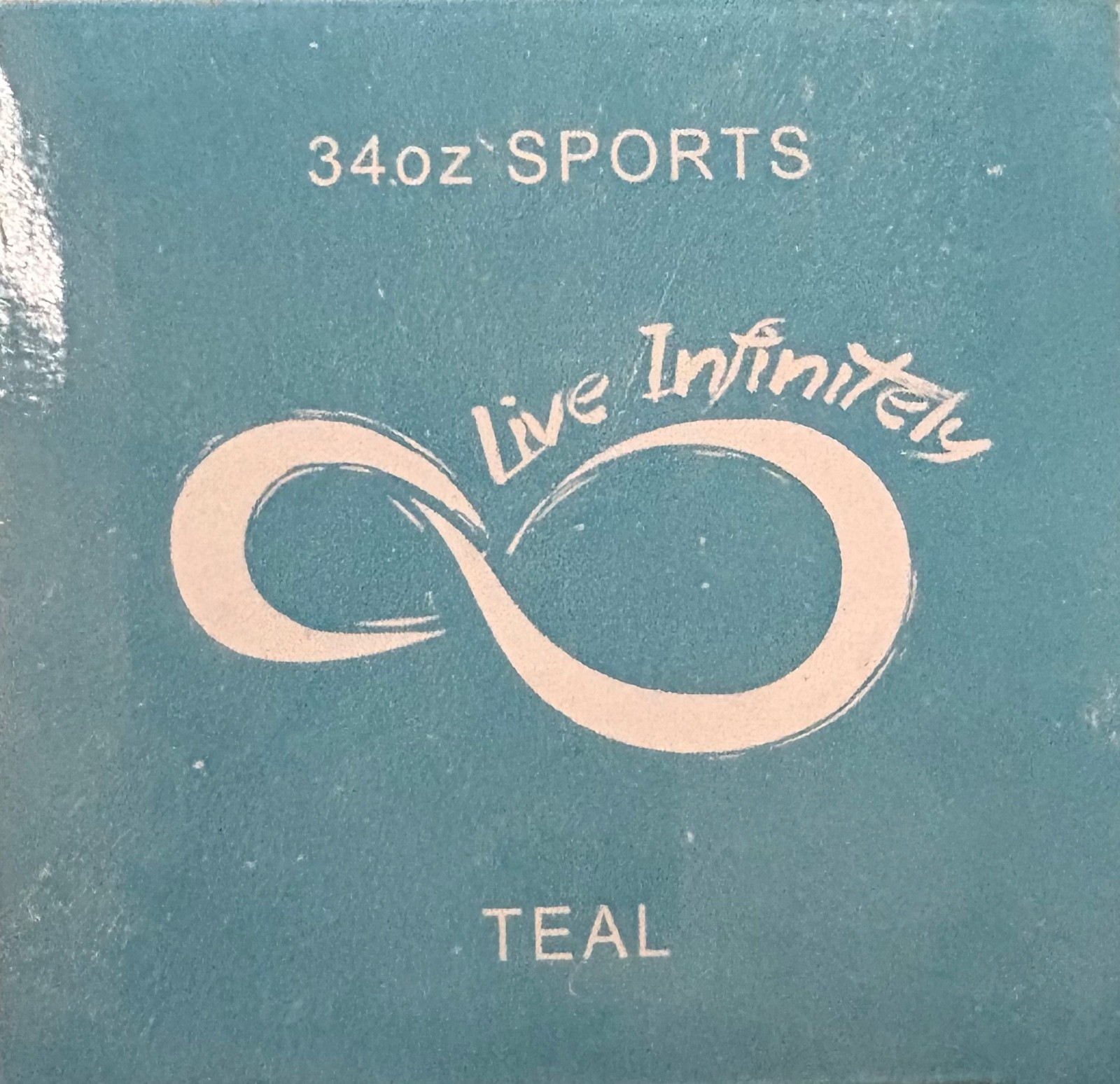 Live Infinitely Ombre Infusion Flip Lid Water Bottle 34 Oz. Fits Cupholder NEW