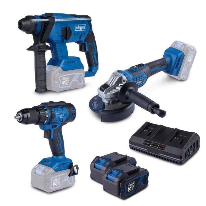 Kit Combot 5 utensili: c-dd45-x + bc-ag125-x + sdbc4.5A + 2 x sbp4.0 + bc-rhd230