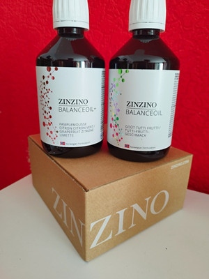 Zinzino BalanceOil+ Omega-Fettsäure Öl 300 ml, Grapefruit-Zitrone-Limette