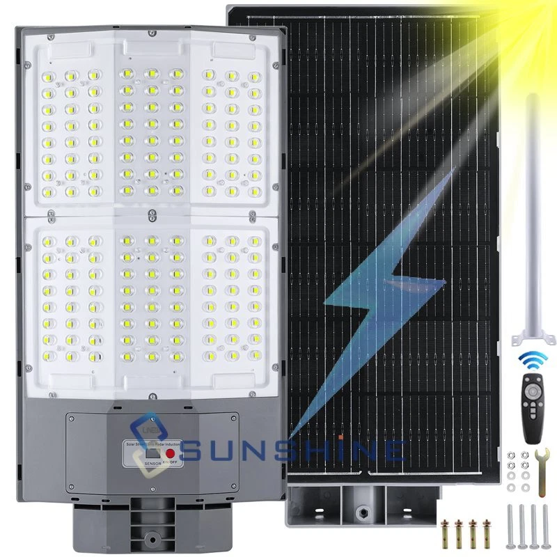 99999900LM LED Brillo Lleno Focos Lampara Sensor De Movimient Solar De Calle Luz - Image 2 of 4