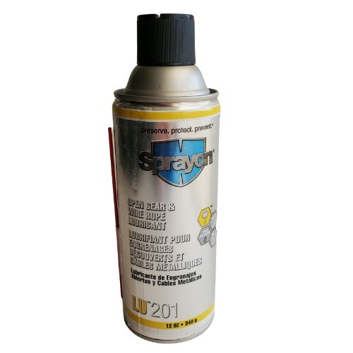 Sprayon SC0201000 Open Gear & Wire Rope Lubricant LU201 12 OZ Spray