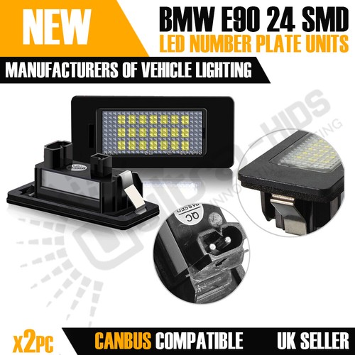 LED LICENSE NUMBER PLATE LIGHT LAMP BULB BMW E90 E91 E92 E93 F30 F31 F35 F80 M3 - Picture 2 of 6