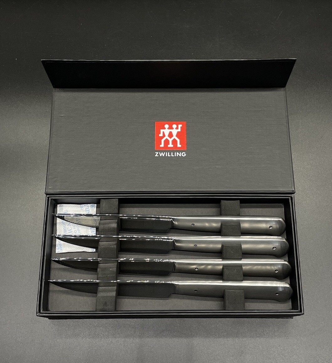 Zwilling Porterhouse StainlessSteel 8Piece Steak Knife Set In Box Brand New eBay