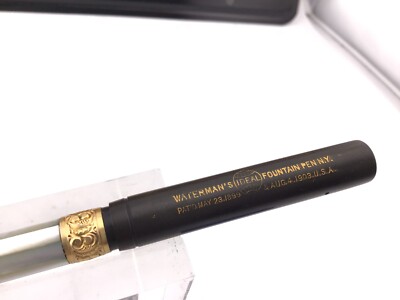 WATERMAN 万年筆 Vintage WATERMAN 612 Fountain Pen Eyedropper PEARL SLABS #2 STAR