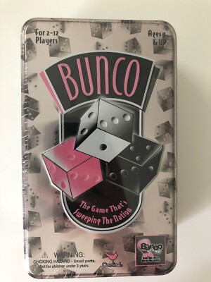 Bunco Game by Cardinal New Sealed Ages 7+ 2-12 players 