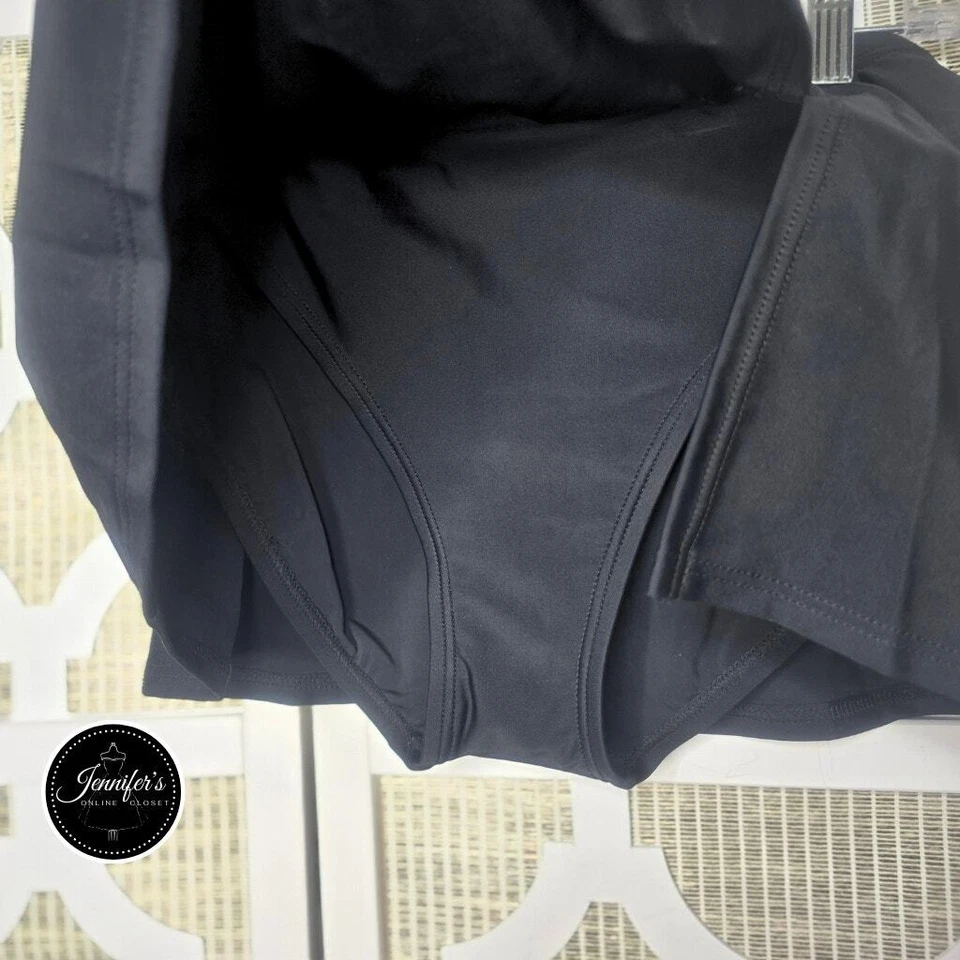 Tropical Honey NUEVO CON ETIQUETAS Negro Off-Set Split Bañador/Fondos Talla 12 Foto 4 de 4