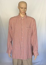 Tommy Hilfiger Red/Blue/Wht Plaid LS Button Up Shirt Sz XL Flannel