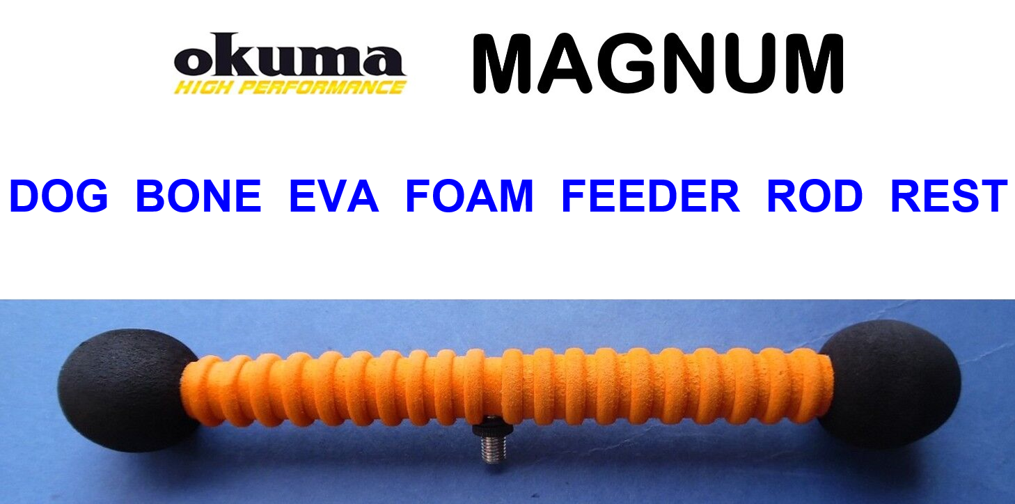OKUMA 32cm DOG BONE EVA FOAM FEEDER ROD REST FOR CARP MATCH FLOAT METHOD FISHING
