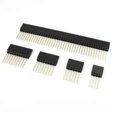 10Pcs 2.54mm 4 6 8 10 40 Pin Single Stackable Shield Female Header for Arduino