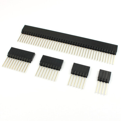 10Pcs 2.54mm 4 6 8 10 40 Pin Single Stackable Shield Female Header for Arduino