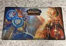 Vintage World Of WarCraft/ WOW Oversize Blizzard Gaming Desk/ Card Mat